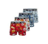 Jurassic World Garçon Jur4/33/Bcx4 Boxeur Ajusté, Blanc/Bleu/Rouge/Noir/Jaune, 5-6 Ans EU