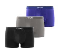Boxer Enfant Coton, Calecon Garçon, Uni, Hypoallergénique et Confortable (Lot de 3), Noir Taille 10 ans/12 Ans