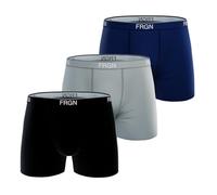 Boxer Enfant Coton, Calecon Garçon, Uni, Hypoallergénique et Confortable (Lot de 3), Noir Taille 10 ans/12 Ans