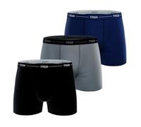 Boxer Enfant Coton, Calecon Garçon, Uni, Hypoallergénique et Confortable (Lot de 3), Noir Taille 10 ans/12 Ans