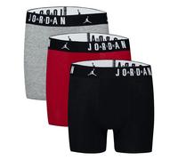 Jordan Sous-vêtements gris chiné / rouge feu / noir / blanc, Taille 164-176