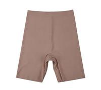 Boxer Femme,Short De Sécurité sans Coutures pour Femme, Taille Haute Élastique, Effet Ventre Plat Et Hanches Rehaussantes, Idéal pour L'Été-Café-S