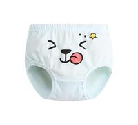 Boxer Fille - Short pour Bébé sans Fesses sous-Vêtements pour Enfants Triangle sous-Vêtements pour Garçons Et Filles Bébé Double Entrejambe Intérieur (Light Blue 100)