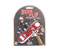 Boxer Gifts Beerflip Décapsuleur en forme de planche à roulettes Motif « os »