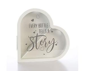 Boxer Gifts Boîte collecteur de liège et bouchon de bouteille « Every Bottle Tells a Story » - Belle décoration de maison et de bar - Excellent cadeau de décoration de table de mariage
