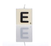 Boxer Gifts Bougie Lettre E, Blanche, Taille Unique, SP9115