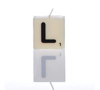 Boxer Gifts Bougie Lettre L Blanche, Taille Unique, SP9122