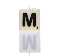Boxer Gifts Bougie Lettre M Blanche, Taille Unique, SP9123