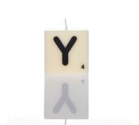 Boxer Gifts Bougie Lettre Y, Blanc, Taille Unique, SP9135