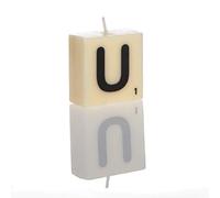 Boxer Gifts Lettre U Bougie, Blanc, Taille Unique