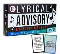 Boxer Gifts Lyrical Advisory - Le Jeu de Musique NSFW pour Groupes - Jeux de Cartes Grossiers pour Adultes