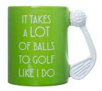 Boxer Gifts Mug en céramique avec poignée unique en forme de club de golf.