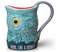 Boxer Gifts Tasse de pêche à la carpe - Cadeau amusant pour homme et pêcheur - Cadeau de Père Noël secret fantaisie