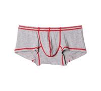 Boxer Homme Boxer Sport Homme Respirant Anti-Odeur Sportif - Slip Sport Absorbant Transpiration, Lignes ContrastéEs, Design Sexy
