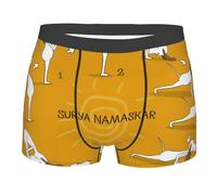 Boxer Homme Cocker Spaniel Anglais Faisant du Yoga Boxers Shorty Classique Boxer Shorts Respirants Caleçon Boxeur pour Running Quotidien Gym XL