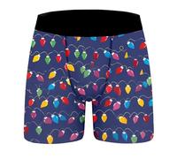 Boxer Homme Collection de Noël Drôles Impression Boxeurs Noël Élastique Sexy Ugly Xmas Calecon Underwear Slips sous-Vêtements Sac Cadeau Idee Noel Cadeaux Pas Cher Anniversaire Saint-Valentin Mariage