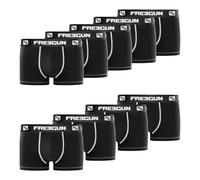 Boxer Homme Coton, Calecon Homme, Durable, Peaux-sensibles (Lot de 9), Noir Taille XL