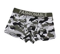 Boxer Homme Coton Shorty Fitted Boxer Homme sous-vêtements Respirants Lingerie Sexy Homme Slip Légers et Confortables Boxer Doux Boxeur Ajusté Homme (B, XL)