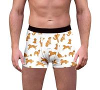 Boxer Homme Décontracté et Confortable en Coton à Imprimé Poulpe Amusant et Original - Caleçon Homme Tendance pour Un Style Quotidien Unique et Ludique, Confort et Légèreté Assurés