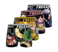 Boxer Homme Dragon Ball Z, Caleçon Homme, Ultra-Doux & Stretch (Lot de 4), Vert Taille L