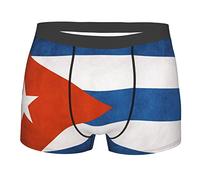 Boxer Homme Drapeau De Cuba Caleçon Boxeur Doux sous-Vêtements Respirants Boxers Shorty pour Adaptés À Toutes Occasions Sport Gym M
