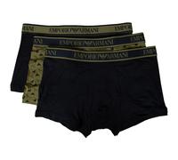 Boxer homme EMPORIO ARMANI, lot de 3 pièces, élastique apparent, coton élastiqué