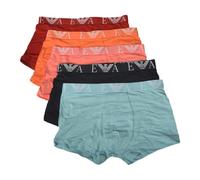 Boxer homme EMPORIO ARMANI, lot de 5 pièces, élastique apparent, coton élastiqué