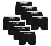 Boxer Homme en Coton Calecon Homme Multipack Boxers Homme Stretch Confortable sous-Vêtement Doux et Respirant Taille S-4XL (Noir, S)