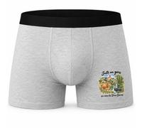 Boxer Homme Juste Un Gars Qui Aime Les Deux-Sèvres | Caleçon Coton Gris Motif Devant Coutures Plates S à 5XL | Idée Cadeau Deux-Sévrien Fête des Pères Noël