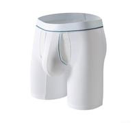 Boxer Homme Long Compartiment Séparé Boxer Homme (Blanc XL)