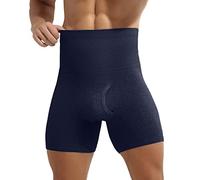 Boxer Homme Long en Coton Taille Haute Gaine CaleçOn Homme Culottes Extensible Homme Slips Couleur Unie Boxer Respirant AntibactéRien pour Hommes Sport Running pour Un Confort Tout Culotte