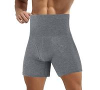 Boxer Homme Long en Coton Taille Haute Gaine CaleçOn Homme Culottes Extensible Homme Slips Couleur Unie Boxer Respirant AntibactéRien pour Hommes Sport Running pour Un Confort Tout Culotte