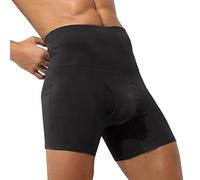 Boxer Homme Long en Coton Taille Haute Gaine CaleçOn Homme Culottes Extensible Slips Couleur Unie Boxer Respirant AntibactéRien pour Hommes Sport Running pour Un Confort Tout Culotte