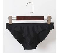 Boxer Homme Microfibre Boxer Absorbant Lavable Calecon Short, sous-VêTements en Soie GlacéE Super Fin Respirant Couleur Unie avec Ceinture ÉLastique Ete Tous Les Jours Bureau