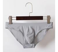 Boxer Homme Microfibre Boxer Absorbant Lavable Calecon Short - sous-VêTements en Soie GlacéE Super Fin Respirant Couleur Unie avec Ceinture ÉLastique Ete Tous Les Jours Bureau