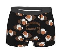 Boxer Homme Mon Patronus, Ce sont Les Cochons d'Inde. Boxer Shorts Confortables Caleçon Boxeur Respirants Boxers Shorty pour Gym Quotidien Running S