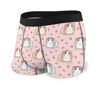 Boxer Homme Rose Cochon d'Inde Braguette Avant avec Poche sous-Vêtements