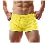 Boxer Homme sans Couture - Caleçon Confortable pour Homme Short de Décontracté Respirant à la Maison en Tissu Léger Doux