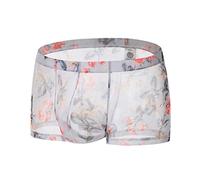 Boxer Homme Sexy Boxer Respirant Et Doux Calecon Personnalise Homme CaleçOn éRotique pour Hommes Ajustement Parfait Nouveauté sous-VêTements Transparents Sport