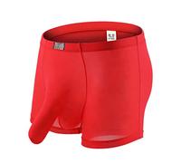 Boxer Homme Sexy Calecon Personnalise Homme Slip Hommes sans Couture CaleçOn Trompes D'éLéPhant DéContracté Respirantete Confortable avec Poche BombéE en U sous-VêTements Sport