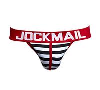 Boxer Homme, Slips Triangle Hommes Respirant Élastique Agréable Short Sexy Pur Coton Dos Ouvert M-2Xl (Red, M)