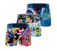 Boxer Homme Street Art, Caleçon Homme Respirant et Ultra-Doux (Lot de 3) XXL