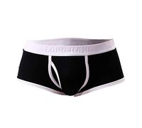 Boxer Hommes Doux Slips Culottes Shorts sous-vêtements Slip Lingerie Lot String Homme Sexy pour Lettre imprimée Bulge Pouch Translucide Couleur Unie Caleçon Soie Glacée sans Trace Respirant Couture