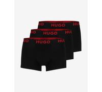 Boxer HUGO Contrast Logo noir rouge - S