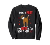 Boxer I Didn’t Fart My Butt Blew You A Kiss Funny Dog Lover Sweatshirt