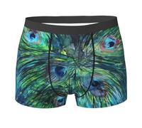 Boxer imprimé Plumes pour Homme, Confortable, Doux et Extensible