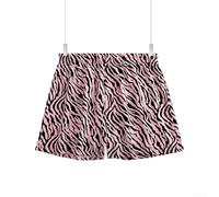 Boxer imprimé pour homme, confortable et ample pour la maison et les loisirs (2XL rose)