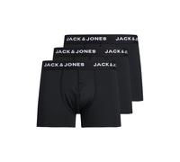 JACK & JONES Jacbase Microfiber Trunks 3-pack Noos Homme Caleon boxeur, Noir, XL
