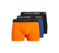 JACK & JONES Boxers 'JACTheodore' bleu / orange / noir, Taille M
