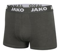 JAKO Boxer Basic - Lot de 2 Gris XL Homme